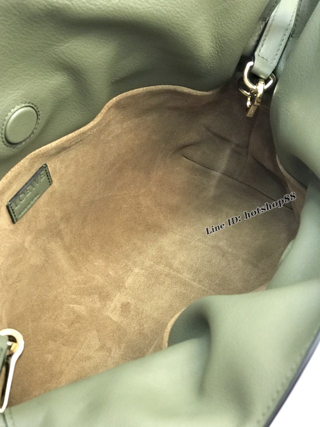 Loewe專櫃2022新款小牛皮肩背女包 羅意威Flamenco clutch系列升級版福袋大號 10856 lyw1153